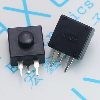 

100pcs push button Switch 213WD flashlight switch DIP 12*12*9mm 30V 1A switch tripod flashlight button switch ON-ON-OFF