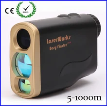 6×25 Hunting Monocular Telescope Golf Laser range Distance Meter Rangefinder 1000m Range Finder with 7 measurement modes