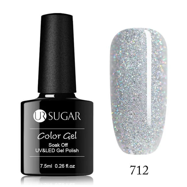 Ur Sugar дизайн ногтей маникюр 60 цветов 7,5 мл замачиваемый эмалированный Гель-лак УФ-гель для ногтей лак для ногтей - Цвет: 712