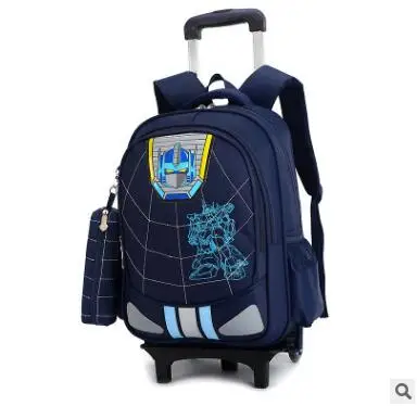 Детский рюкзак с колесиками для мальчиков, Детские рюкзаки с колесиками, детская школьная сумка на колесиках, школьный рюкзак-тележка для путешествий