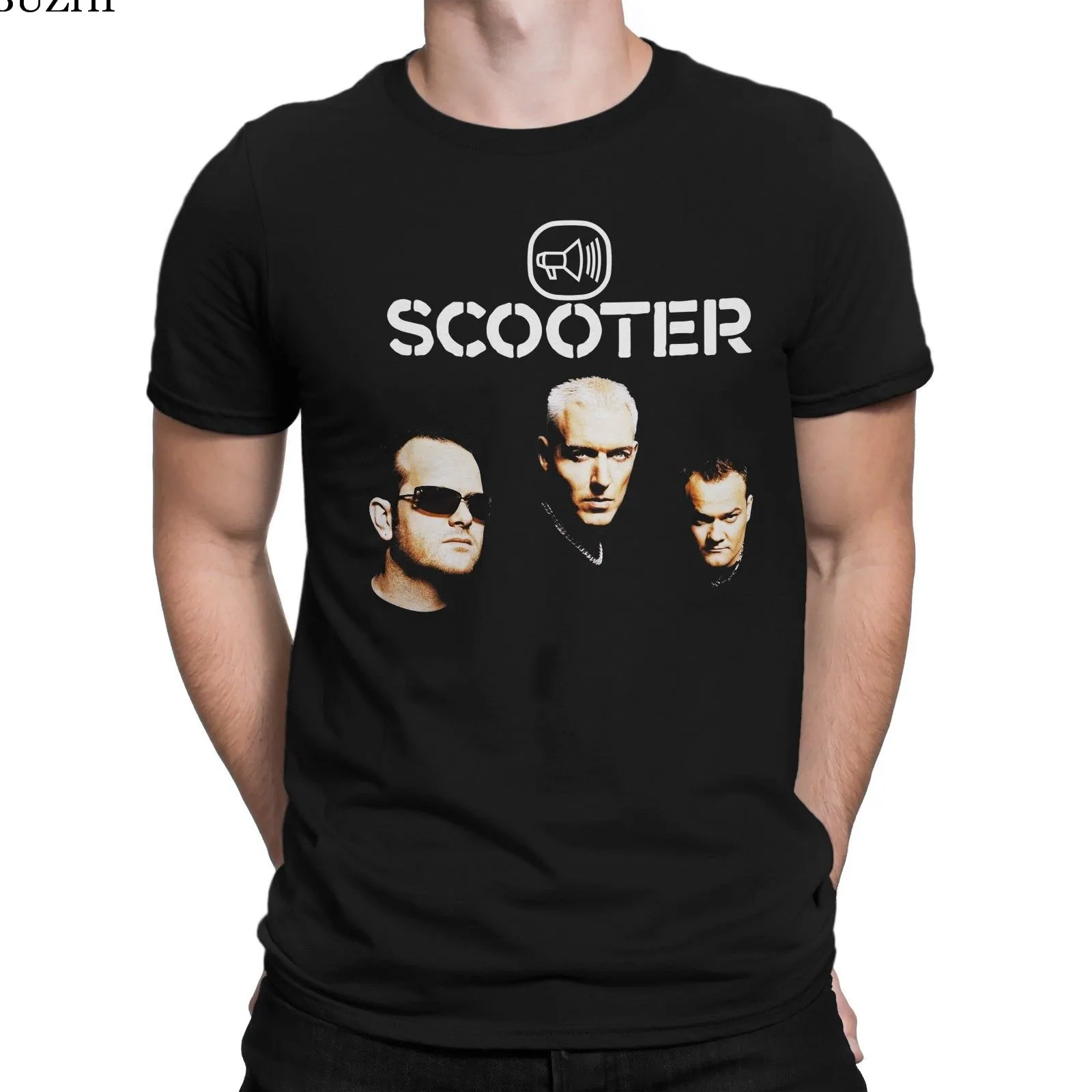 Scooter Techno ,Hard Trance German Band Men Printed T shirt Short Sleeve Hip Hop Tee T Shirt Top