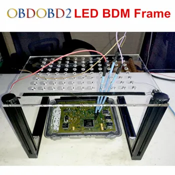 

Newest ECU Board Bracket LED BDM Frame With 4 Probe Pen ECU Modified For KESS V2 KTAG FGTECH Auto ECU Chip Tuning Tool Free Ship