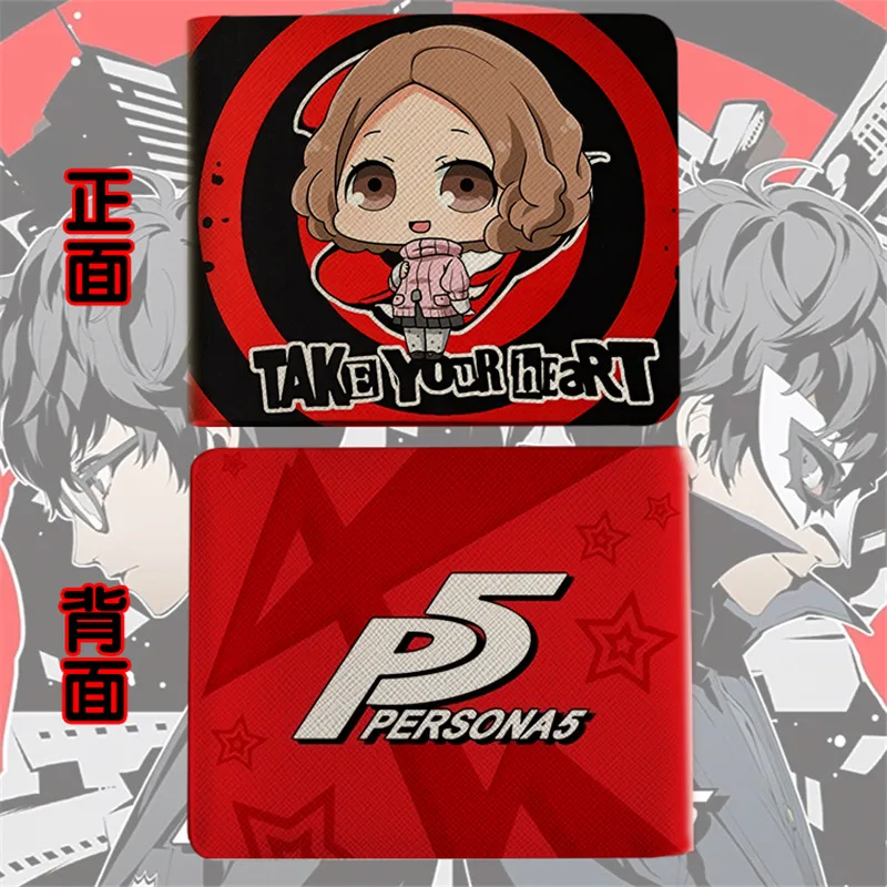 Новый Кошелек Для Игры Persona 5 P5 Joker короткий кошелек мультяшный женская сумка для