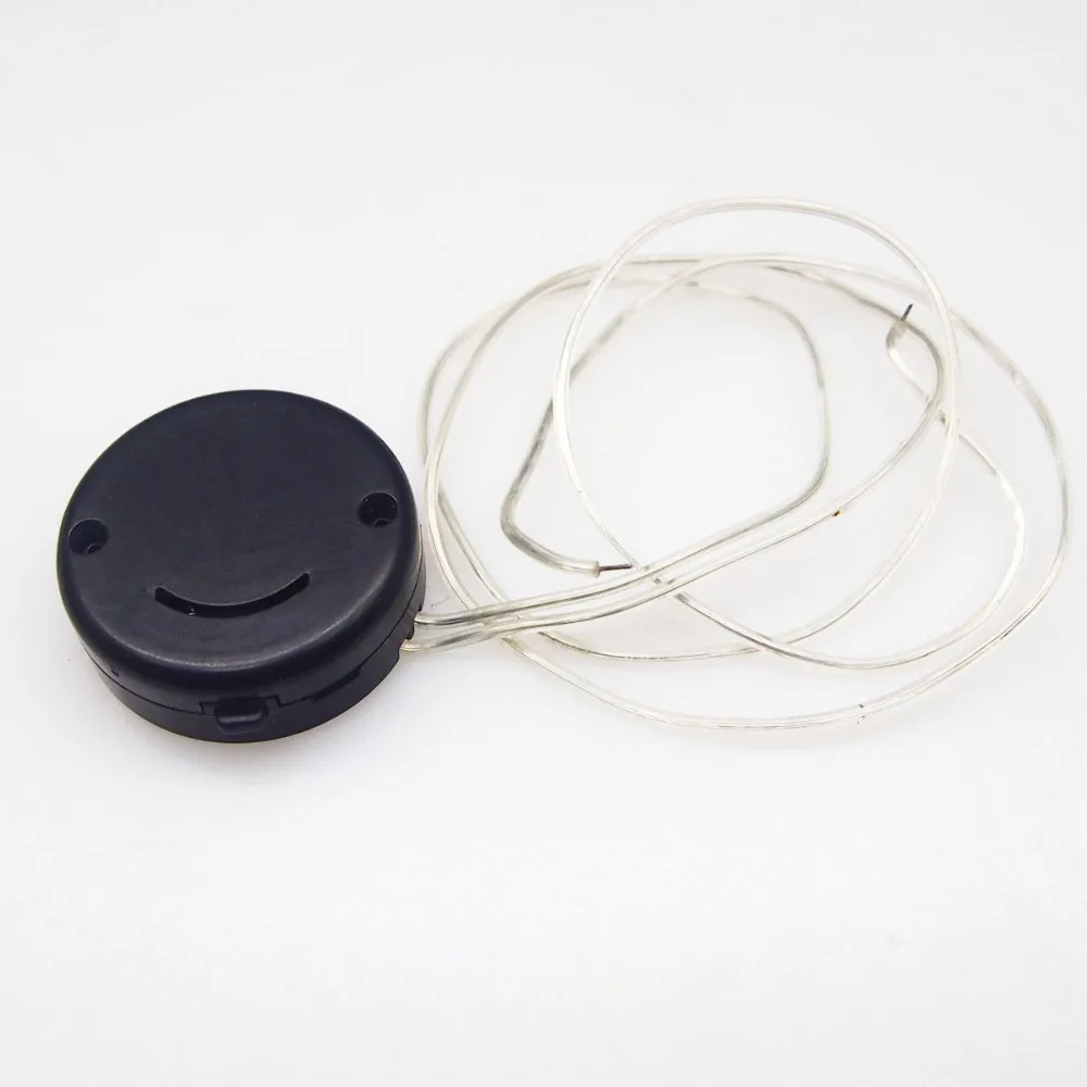

5pcs Double CR2032 Battery Box Battery Holder for 2pcs 2032 Button batteries Smiley face With flashing