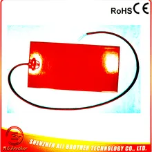 Силиконовая Резина 3D-принтеры нагреватель 110 v 1000 w 500*700*1,5 расплава клея-1 шт. уход за кожей лица 100 k thermistor1000mm Провода выходят из короткую сторону