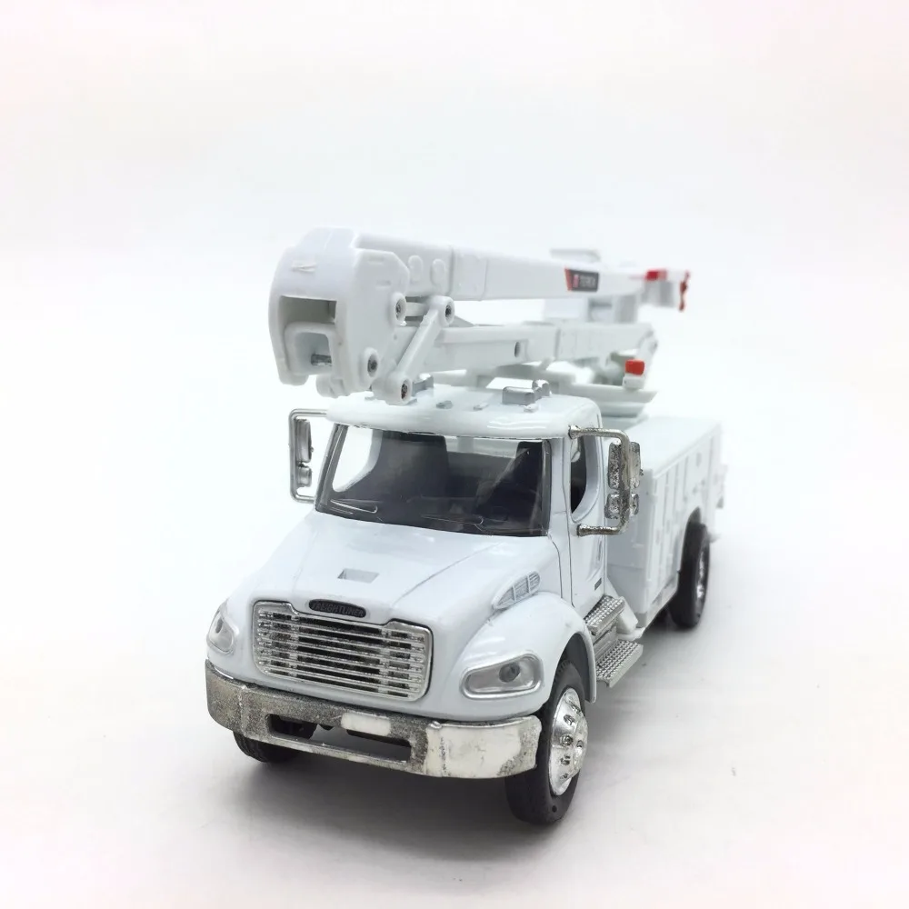 

1/43 Rare Simulation US Truck Freightliner Engineering Vehicle Collection Model Car Alloy Plastic Die-casting Crane Toy Car