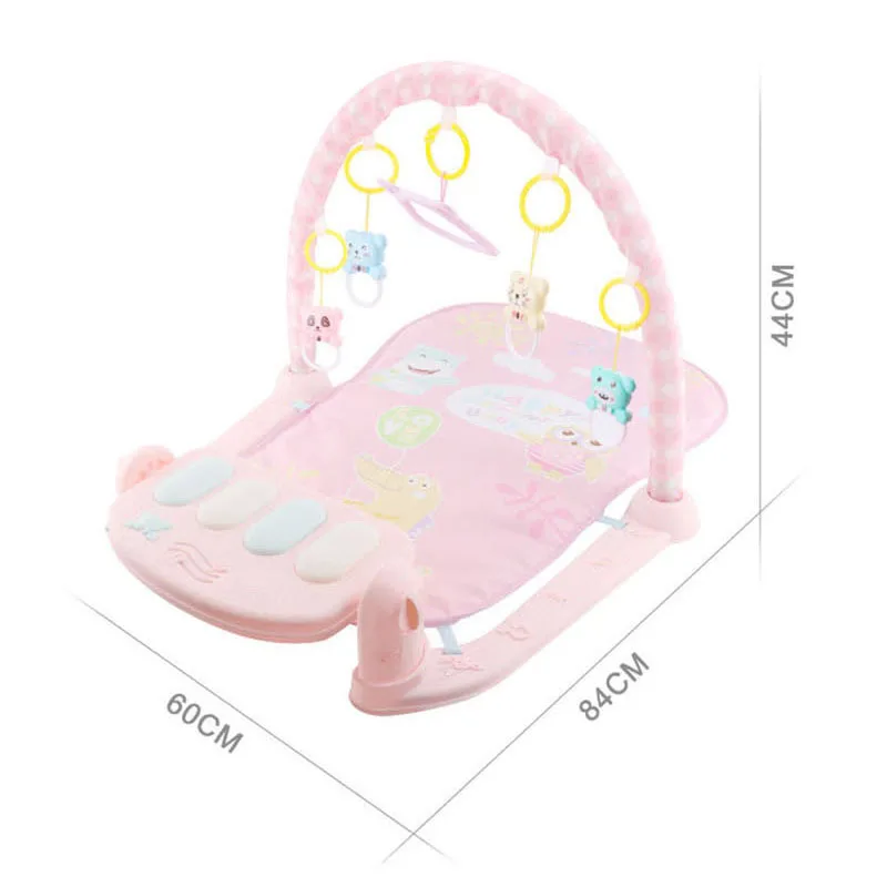 Cena Mata do zabawy dla dzieci 3 w 1Baby Gym zabawki miękkie oświetlenie grzechotki zabawki muzyczne dla niemowląt zabawki edukacyjne grać na pianinie Gym prezenty dla dzieci