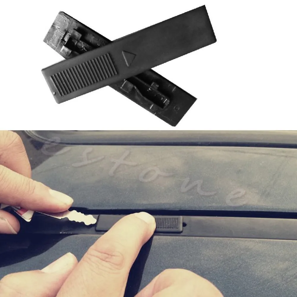 1 pair Replacement Roof Rail Rack Moulding Clip Cover Snap For Mazda 2 3 6 CX5 CX7in Chromium