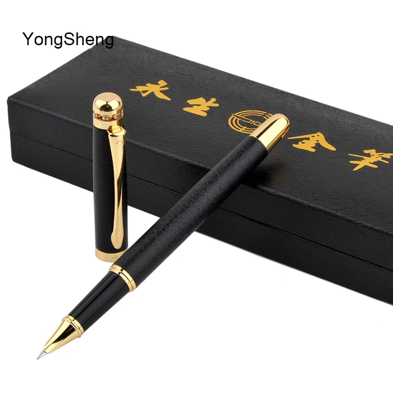 

Luxury Metal Pen 0.5mm Purple /Gold / Silver / Black Enamel Gold Pen Scholl Learning Business Signature Calligraphy Fountain Pen