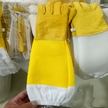 Пчела перчатки из овчины Анти-пчела Apicultura пчеловодства инструменты для пчеловода защитные перчатки холст пчеловодства оборудование