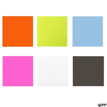 

15X15cm Plexiglass Board Colored Acrylic Sheet DIY Toy Accessories Model Making Jun19
