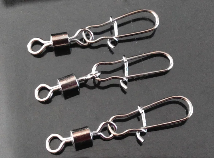 Buy 200pcs Barrel swivels with Snap Connector Fishing