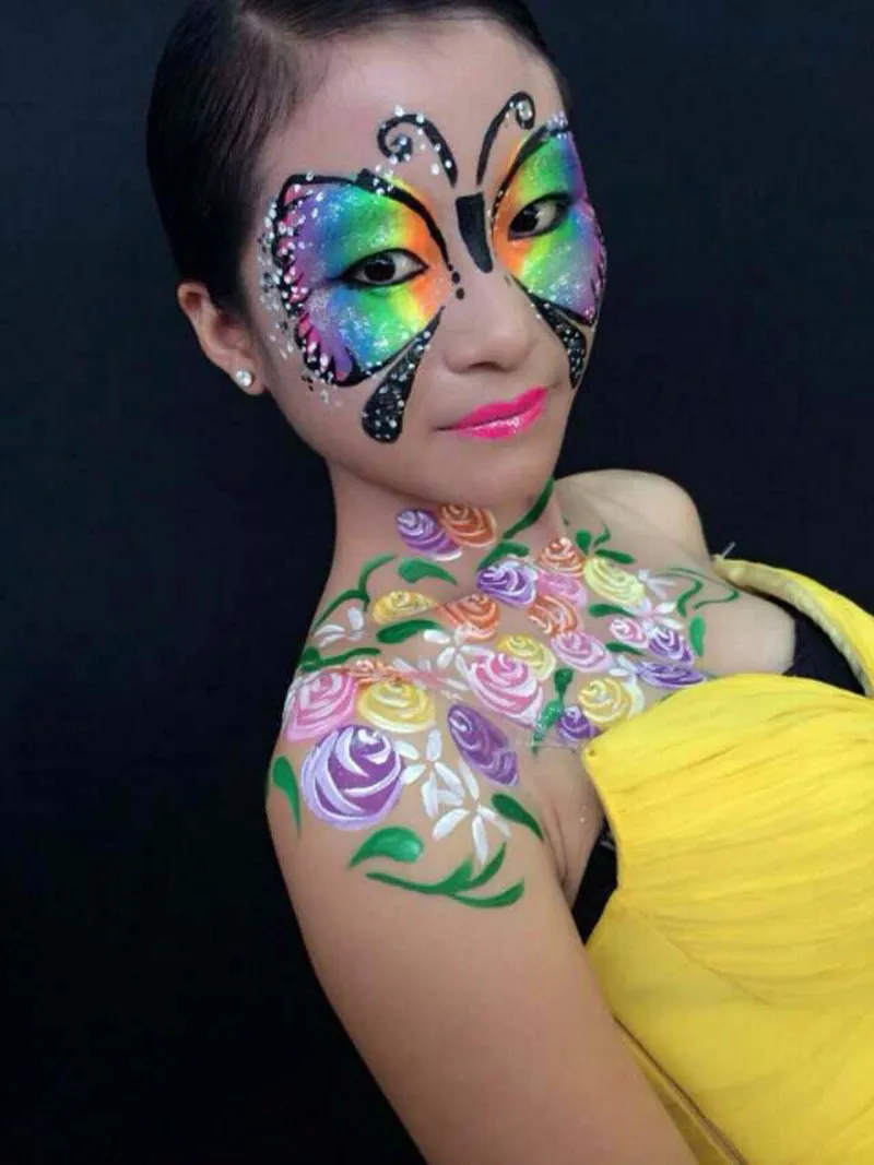 OPHIR 50g Body Paint Pigment Rainbow Face Painting Ink Makeup OPHIR 50g Body Paint Pigment Rainbow Face Painting Ink Makeup