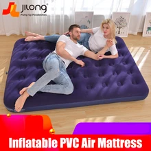 Флокирование удобная надувная кровать ПВХ портативный надувной матрас Экологически чистый Открытый Кемпинг