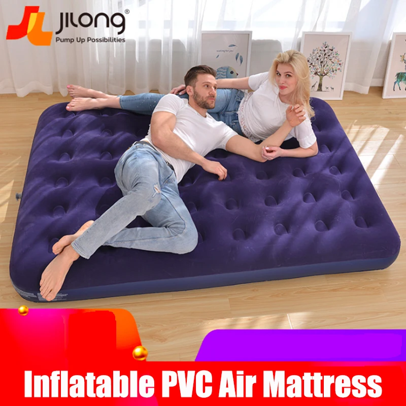 zaad ui Geleidbaarheid Massaal Comfortabele Opblaasbare Lucht Bed Pvc Portable Air Matras Eco  vriendelijke Outdoor Camping Groothandel|Luchtmatrassen| - AliExpress