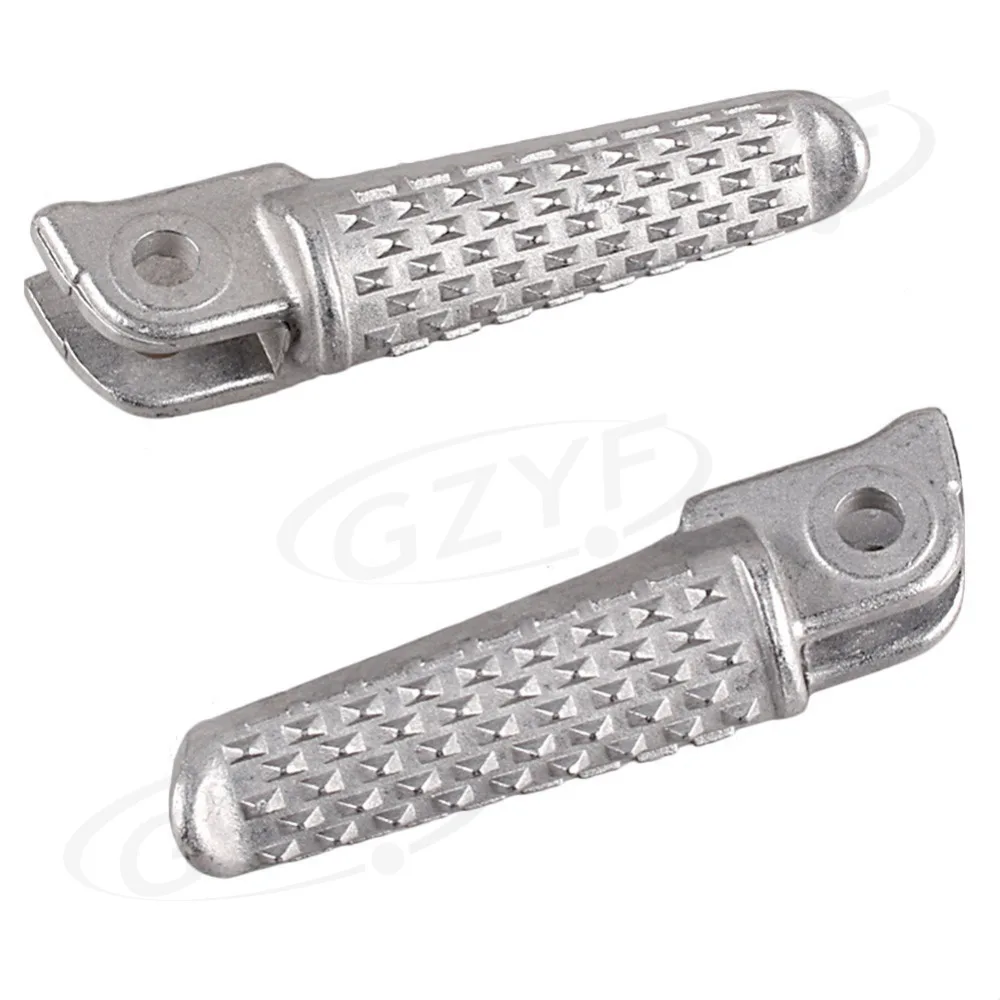 CNC Aluminum Front Foot Peg Footrest for Honda CBR600RR F5 2003-2014 & CBR1000RR 2004-2014 & CB1000R 2008-2011 Silver