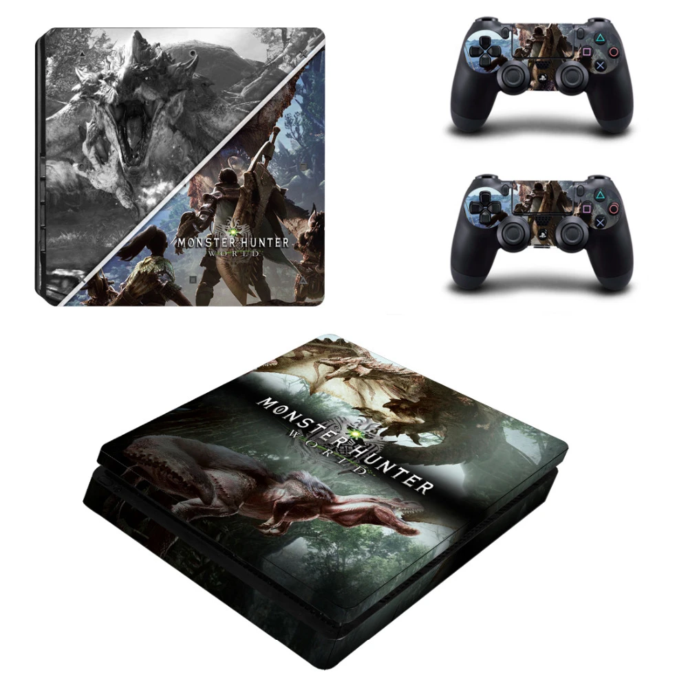 Rundt og rundt barbering Slovenien For Monster Hunter World Ps4 Slim Skin Sticker For Sony Playstation 4  Console And 2 Controllers Ps4 Slim Sskin Ticker Decal - Stickers -  AliExpress