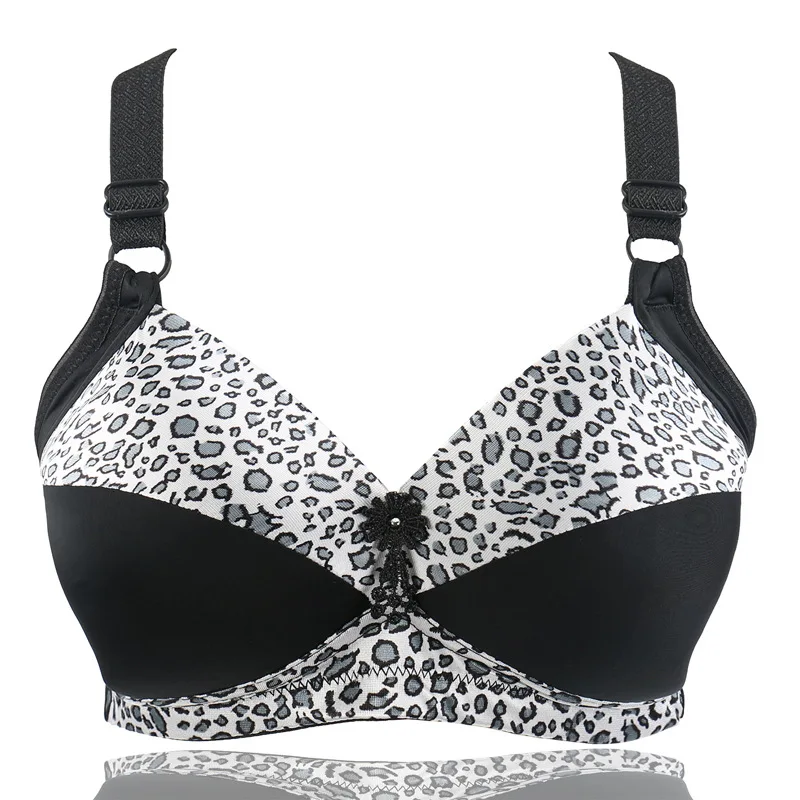 

2018 Plus size Women's Health Sexy Push-up Bra WireFree Adjusted Thin E Cup 40 42 44 46 Big Size Bras Women Female Lingerie 0013