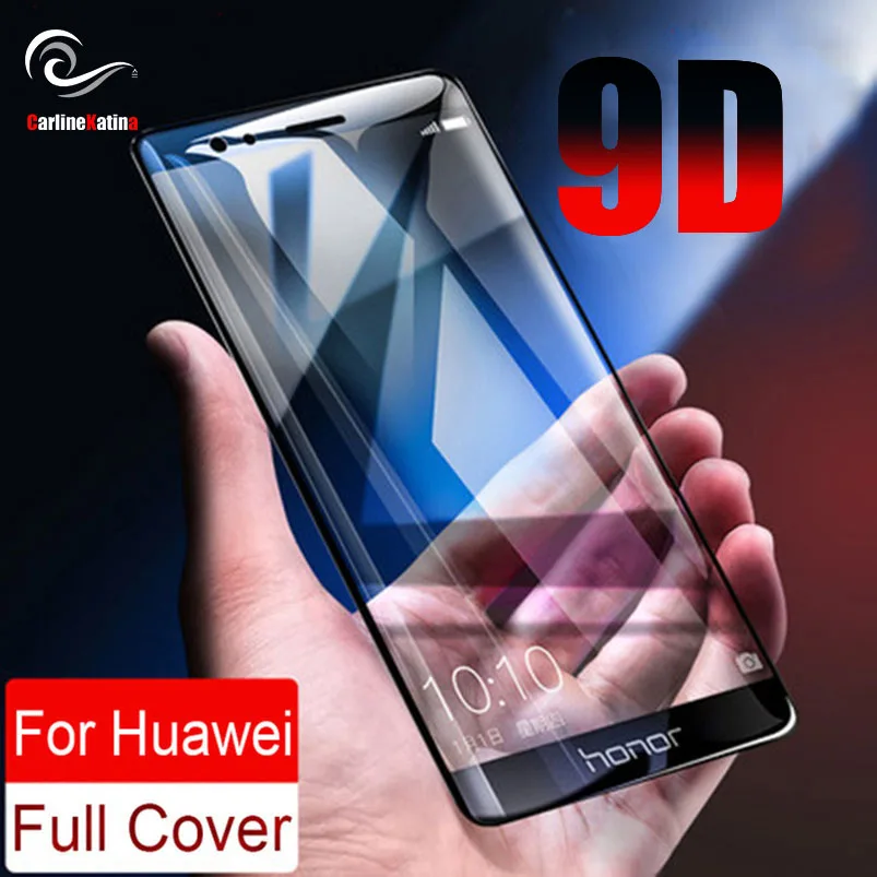 

9D Tempered Glass Screen Protector For Huawei Mate 20 lite Nova 3i 3 8 Plus For Honor play 7c 8x 7x 7A Pro Full Film Phone Case