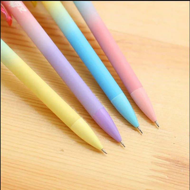 3X Kawaii прелестный градиентный цветной UFO дизайн механический карандаш для рисования школьные принадлежности канцелярские принадлежности 0,5 мм детский подарок
