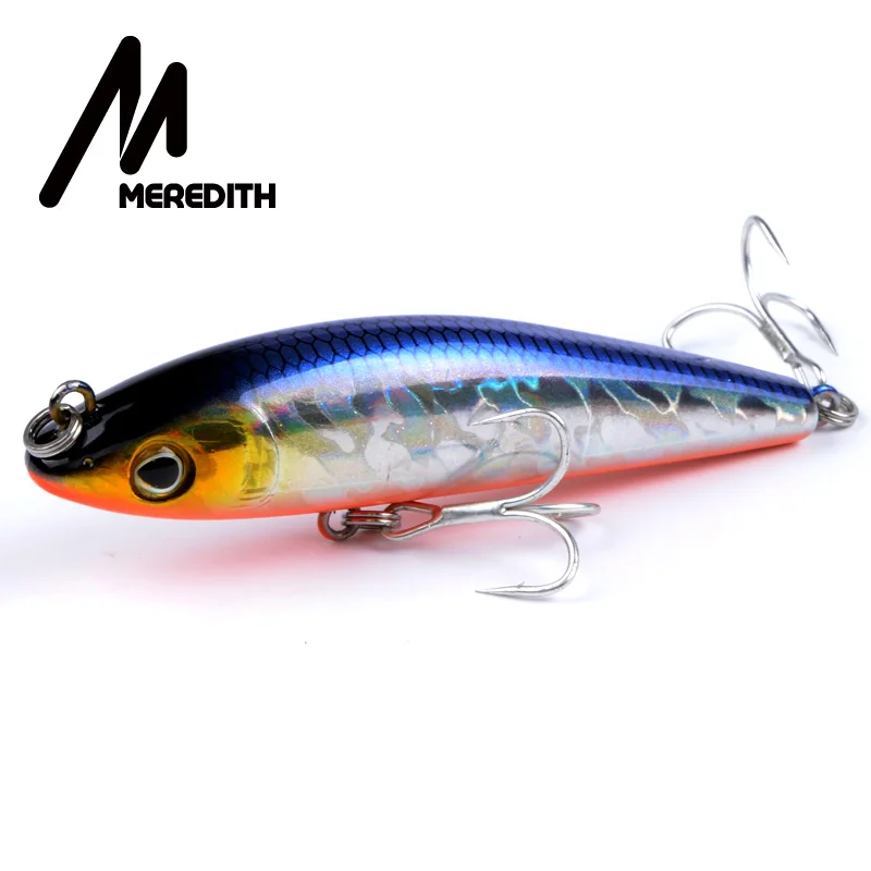 

Meredith Hot Model Retail Fishing Lures,Hard Bait Assorted Colors, Popper 90mm 15.5g, Floating Topwater Baits