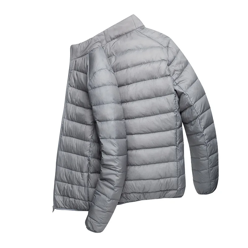 

Brand Men's Jacket Ultra Light Jacket Men Windbreaker Feather Parka Man Winter Large Size Outwear