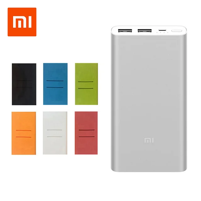 Оригинальный Xiaomi Mi power Bank 2 10000 мАч Внешний аккумулятор портативный аккумулятор Quick Charge 10000 мАч power bank поддерживает зарядку 18 Вт