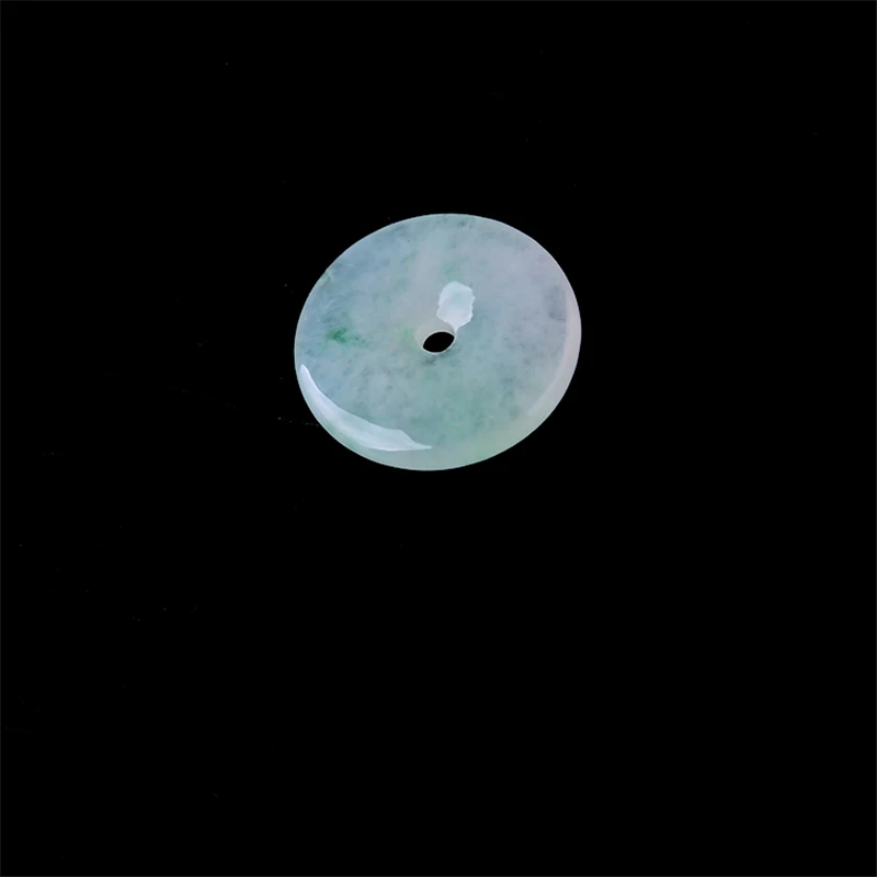 

TJP Jade pendant peace buckle Hand carved Size 21.9*3.8 mm Accompanied by a certificate H19033009 And lanyard