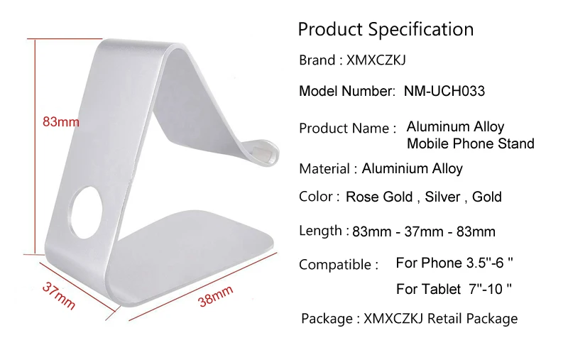 Univerola подставка-держатель для мобильного телефона Алюминиевый сплав металлическая подставка для планшета универсальный держатель телефона для iPhone X/8/7/6/5 плюс samsung телефоны
