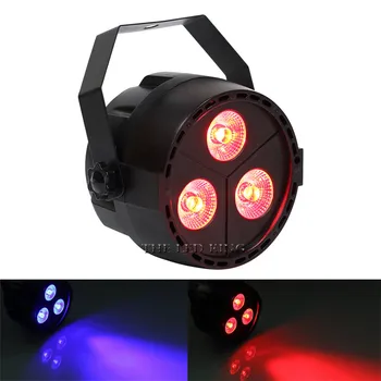 

4X DMX-512 RGBW 4IN1 LED High Power Stage PAR Light Lighting Strobe Professional 8 Channel Party Disco Show 24W AC 90-240V