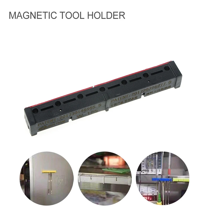 UANME Magnetic Adhesive Repair Maintenance Tool Organizer Storage Holder Bracket for Cutting Knife Tweezers Screwdriver Bits UANME Magnetic Adhesive Repair Maintenance Tool Organizer Storage Holder Bracket for Cutting Knife Tweezers Screwdriver Bits