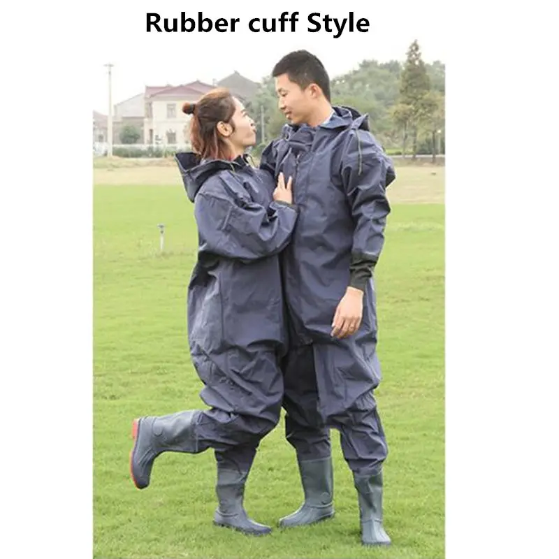 Roupas de Pesca Acessórios de Pesca Alta salto Caça Submarina Pesca Limícolas Macacão 0.6mm Pvc Oxford Sole Zipper à Prova d' Água 8 Esporte e Lazer
