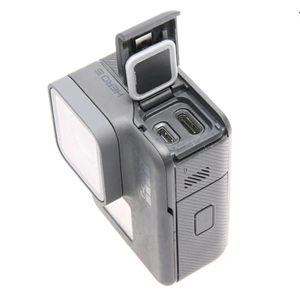 Repair Part for GoPro HERO5 BLACK/ HERO 6 BLACK Sport Camera Replacement Side Door HDMI Cover Case - Black