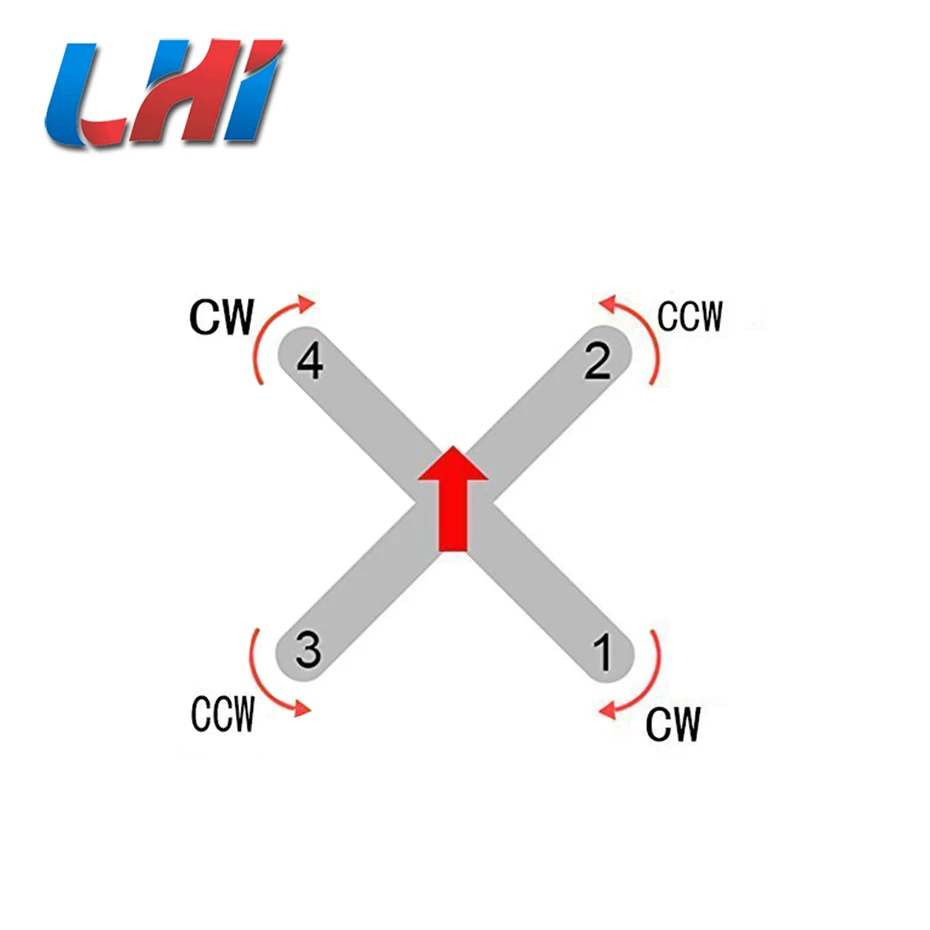 4 шт./лот LHI RV2306 2306 2400KV/2650KV CW CCW бесщеточный двигатель для радиоуправляемого квадрокоптера запасные части гоночный Дрон