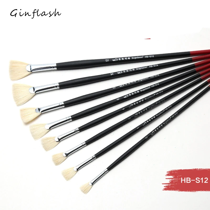 1pc ART Paint Brush Single inferior smooth double color handle bristle