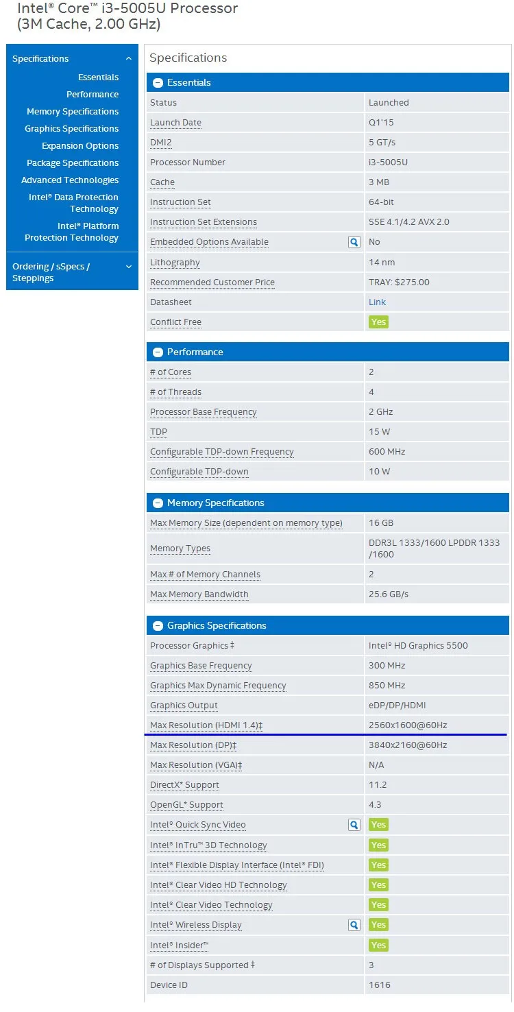 2016 новейший процессор Intel Core i3 5005u Мини компьютер без вентиляторов Barebone Промышленные ПК USB3.0 HDMI + VGA HTPC windows 10, win8, linux