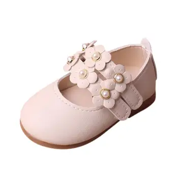 

# 4010 Baby Girl Floral Sandals Sneaker Toddler Children Pricness Casual Single Shoes Hook & Loop Fashion