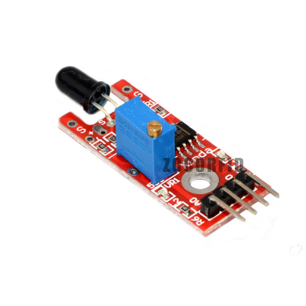 10pcs/lot Flame Sensor Module IR Sensor Detector For Temperature Detecting Suitable For Arduino