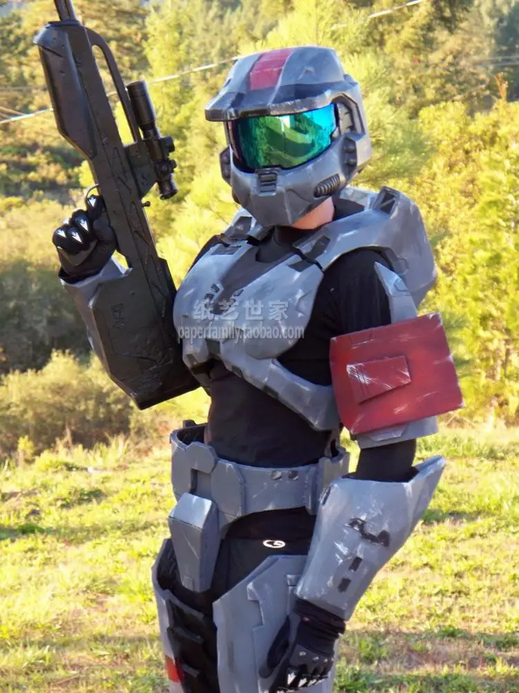 Halo 3 Latest MK VI Body Armor 1 1 Wearable 3D Paper Model