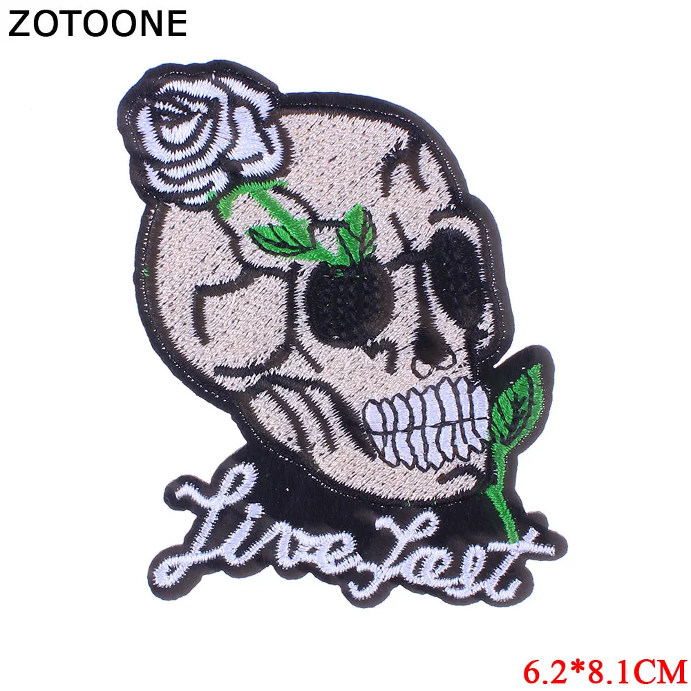 Нашивки ZOTOONE с утюгом аппликация вышивкой в виде панды совы черепа астронавта