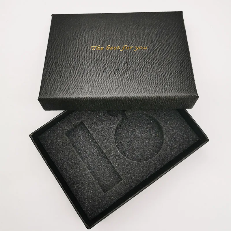 Простой карманные часы коробка Мода Прохладный черный картон элегантные чехлы лучшие подарки для мужчин и женщин