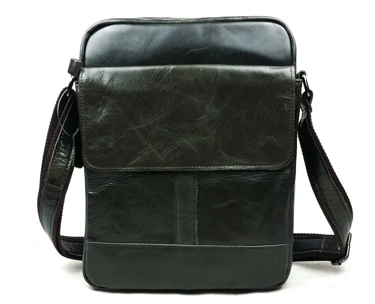 ФОТО Nesitu High Quality Vintage Small 100% Guarantee Real Genuine Leather Men Messenger Bags Cowhide Shoulder Bags #M8708