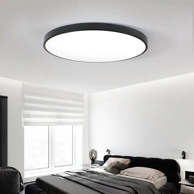 ultra thin led ceiling lamp simple modern living room lamp circular