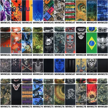 

Sport Skull Flag Headwear Magic Scarf Hiking Outdoor Reversible Bandanas Motorcycle Scarves Windproof Cycling Bicycle Headband