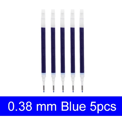 LifeMaster ручка Pilot Juice гелевая ручка повторная заливка для ручка Pilot Juice 0,38 мм/0,5 мм черный/синий/красный большой объем письменные принадлежности LP2RF-8EF - Цвет: 038 Blue 5pcs