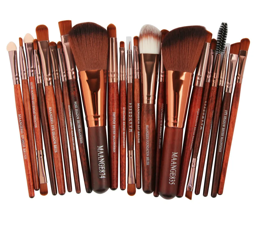 

Makeup Brushes Set Professional 22 Pcs/lot Makeup Brushes Set Eye Shadow Blending Eyeliner Eyelash Eyebrow Brush for Makeup Tool