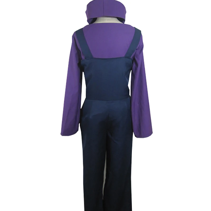 Top-grade Super Mario Bros Waluigi Cosplay Costume - Unisex Clothing for Halloween and Christmas by Ainclu image 4