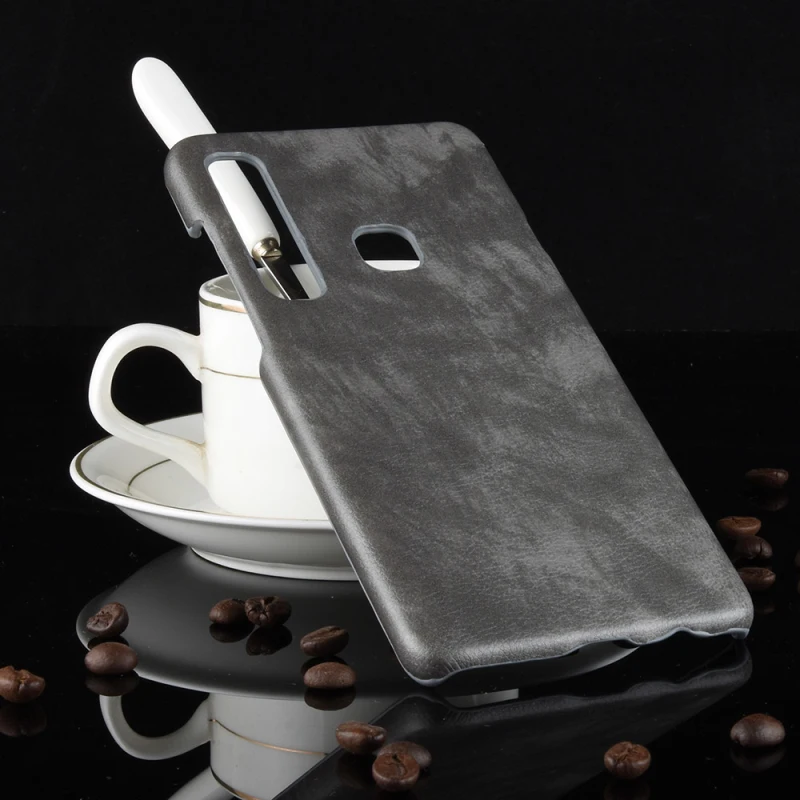Samsung Galaxy A9S (A9 Star Pro) Litchi pattern PU leather+PC hard case_8
