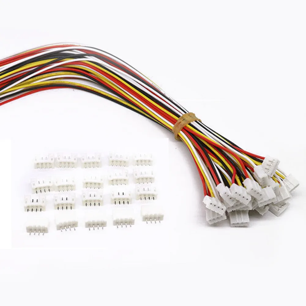 2 Paire de 4 broches micro JST Connecteurs