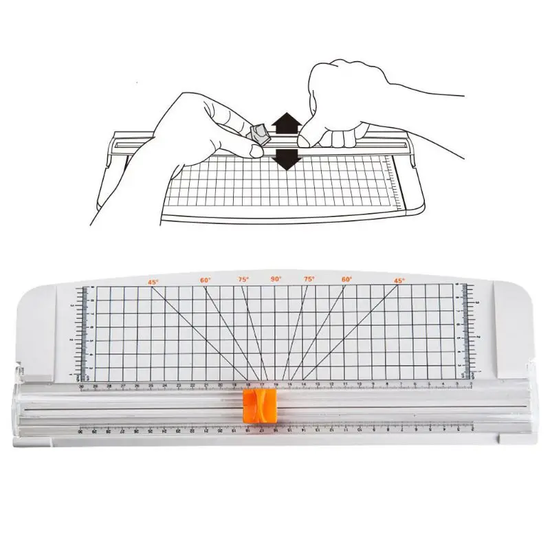 

Rotary Paper Trimmer Guillotines Paper Photo Card Cutting Machine With Ruler Tile Grid Angle Trimming For A2 A3 A4 A5